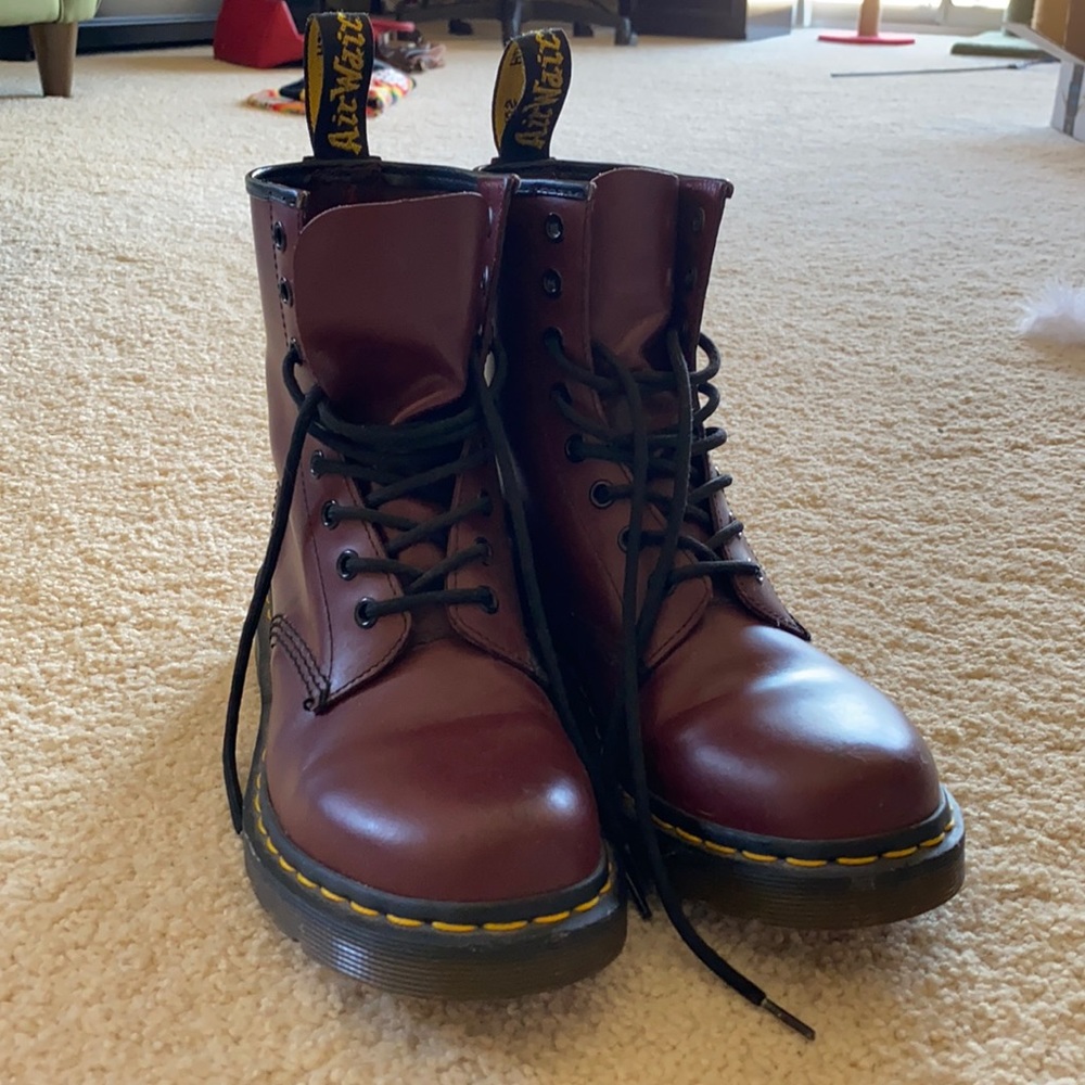 Cherry Red Dr.Martens boots